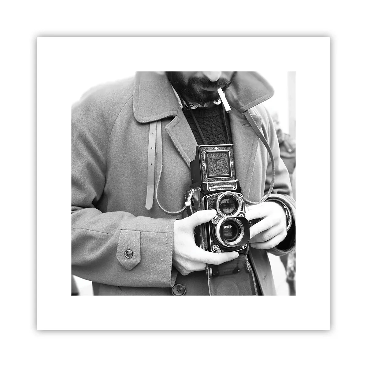 Poszter - Retro stílusban - 30x30 cm