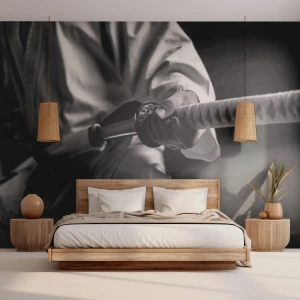 Öntapadós Fotótapéta Deluxe Sticker - Harcos lelke - Szamuráj kard, Japán, Küzdősportok - 500x350 cm