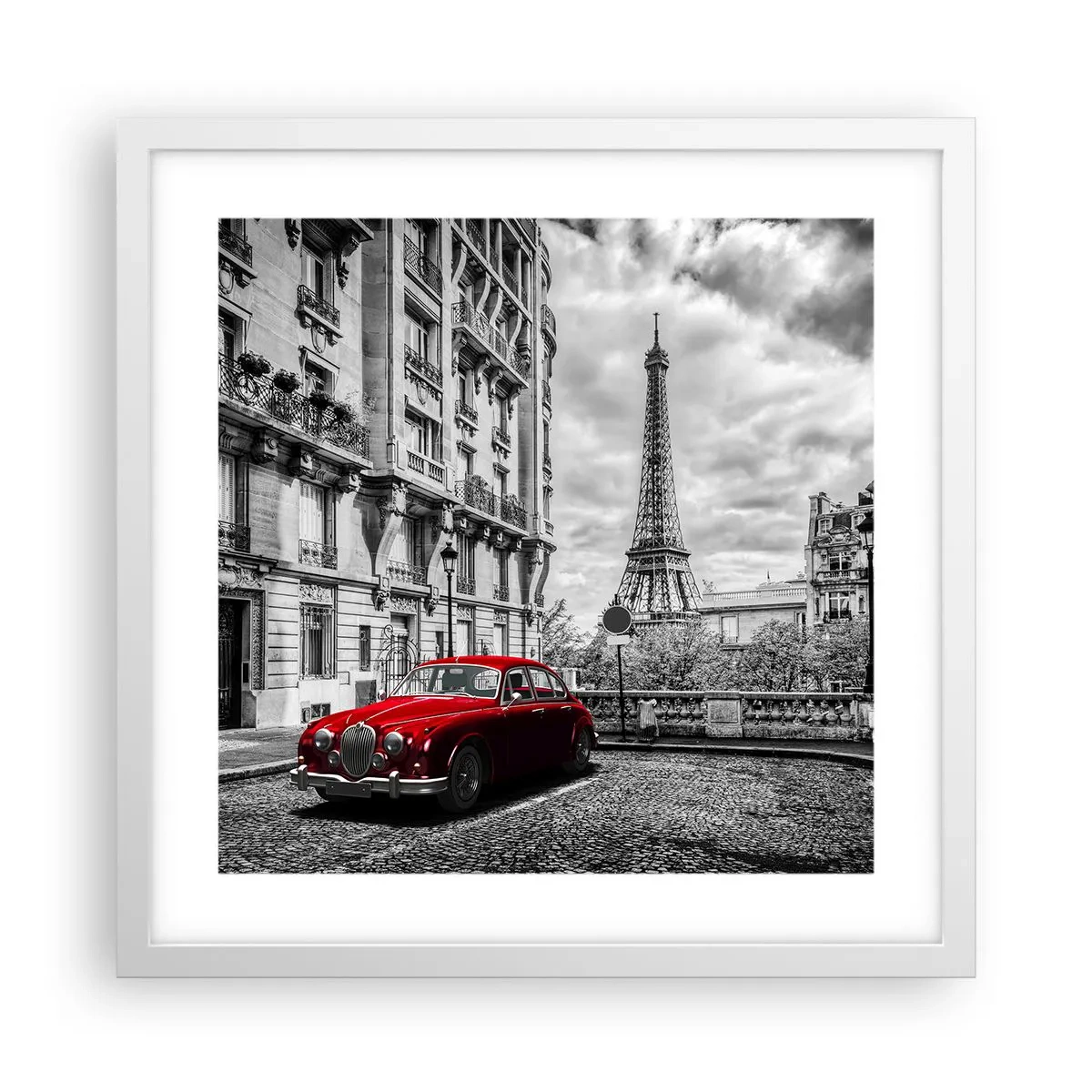 Poszter fekete keretben - Ragadozó a városban - 40x40 cm