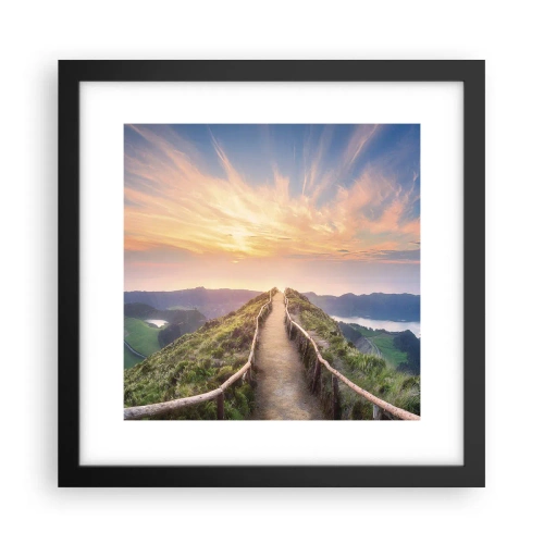 Poszter fehér keretben - Közel az éghez - 30x30 cm