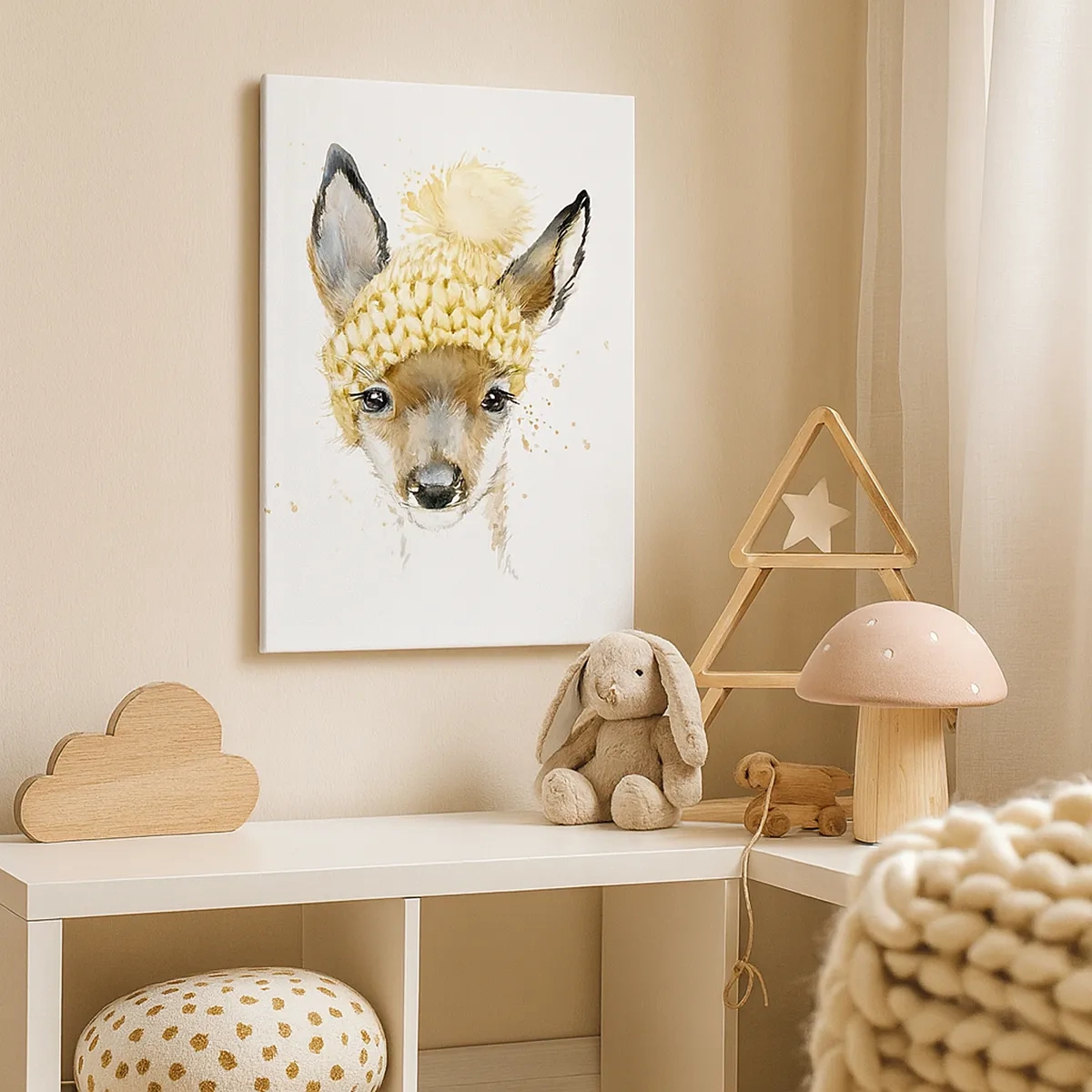 Vászonkép - Télre havas erdőben - 50x70 cm