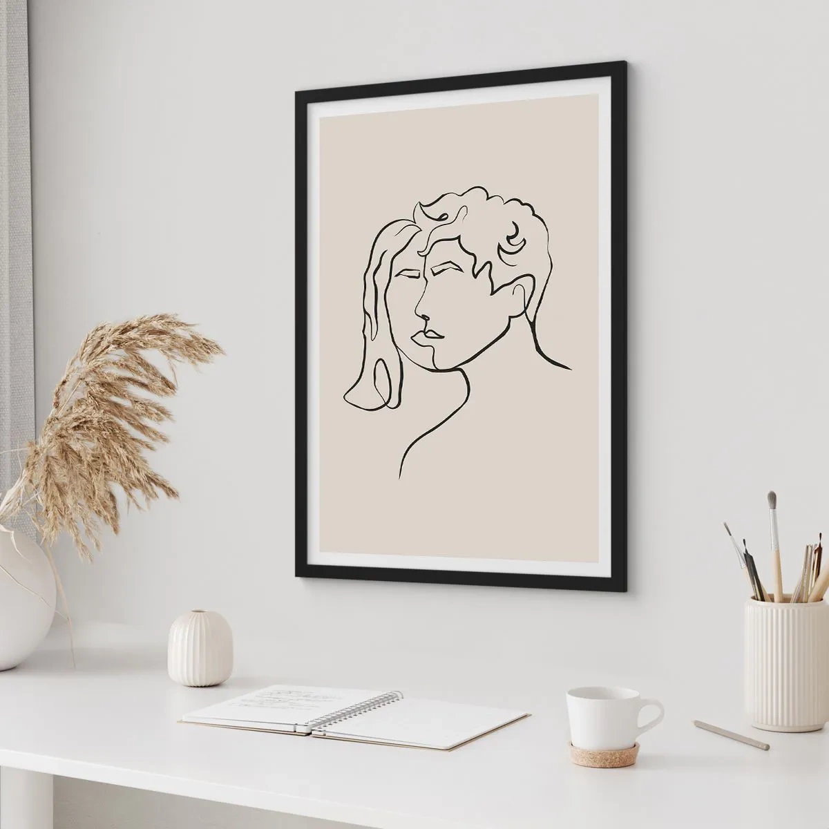 Poszter fehér keretben - És egységgé vált - 40x50 cm