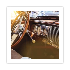 Poszter - Múlt luxusnak a fuvallata - 50x50 cm