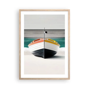 Poszter világos tölgy keretben - A maga helyén - 50x70 cm