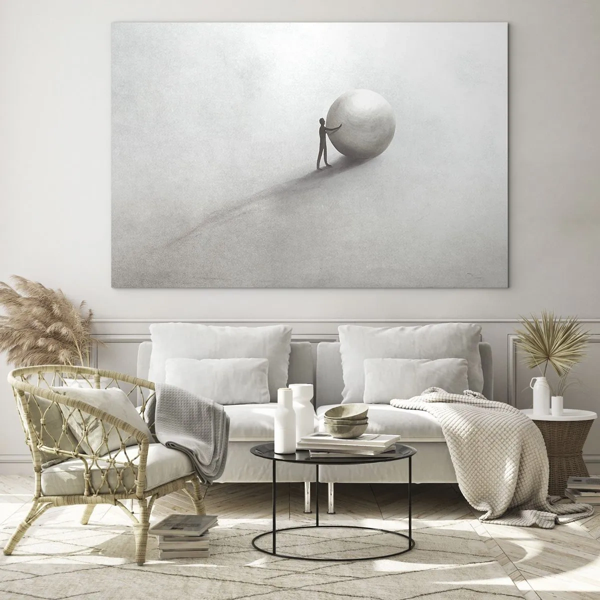 Üveg kép - Az élet játéka - 100x70 cm