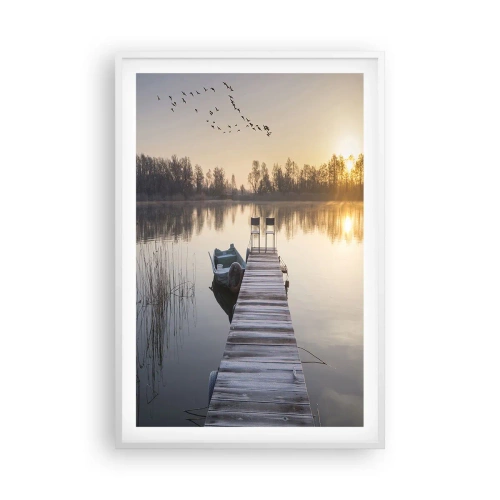 Poszter fekete keretben - Egy kis idő múlva visszajövök - 61x91 cm