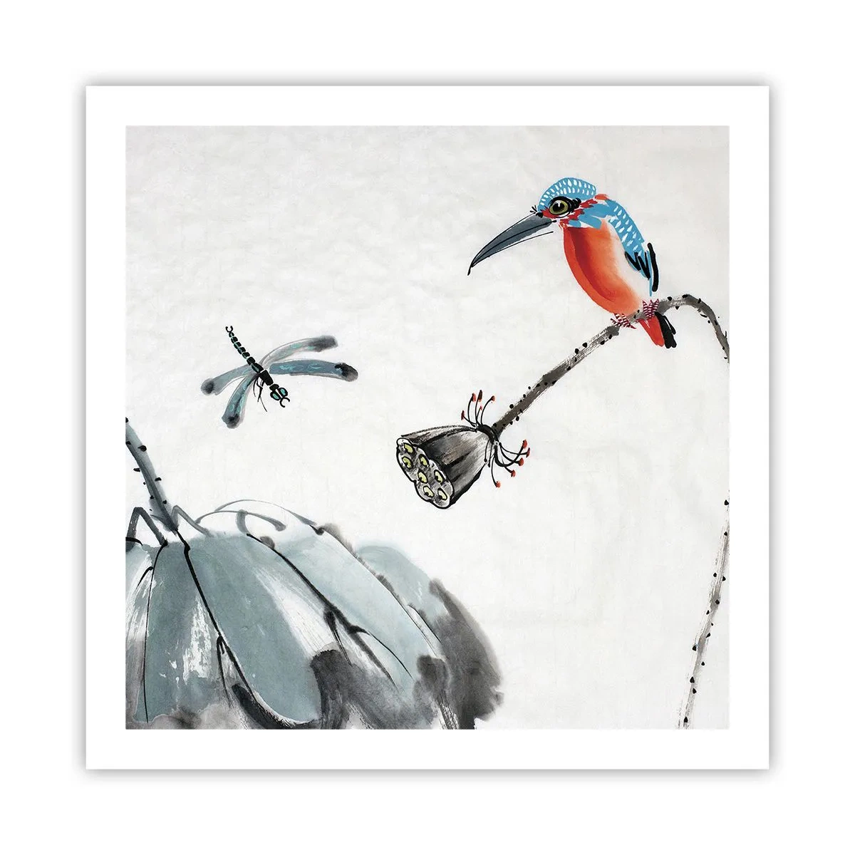 Poszter - A rét élete - 60x60 cm