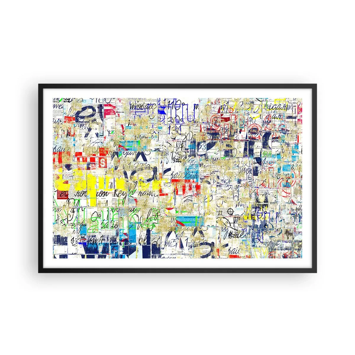 Poszter fehér keretben - Egyszerűen tetszik a szemnek - 91x61 cm