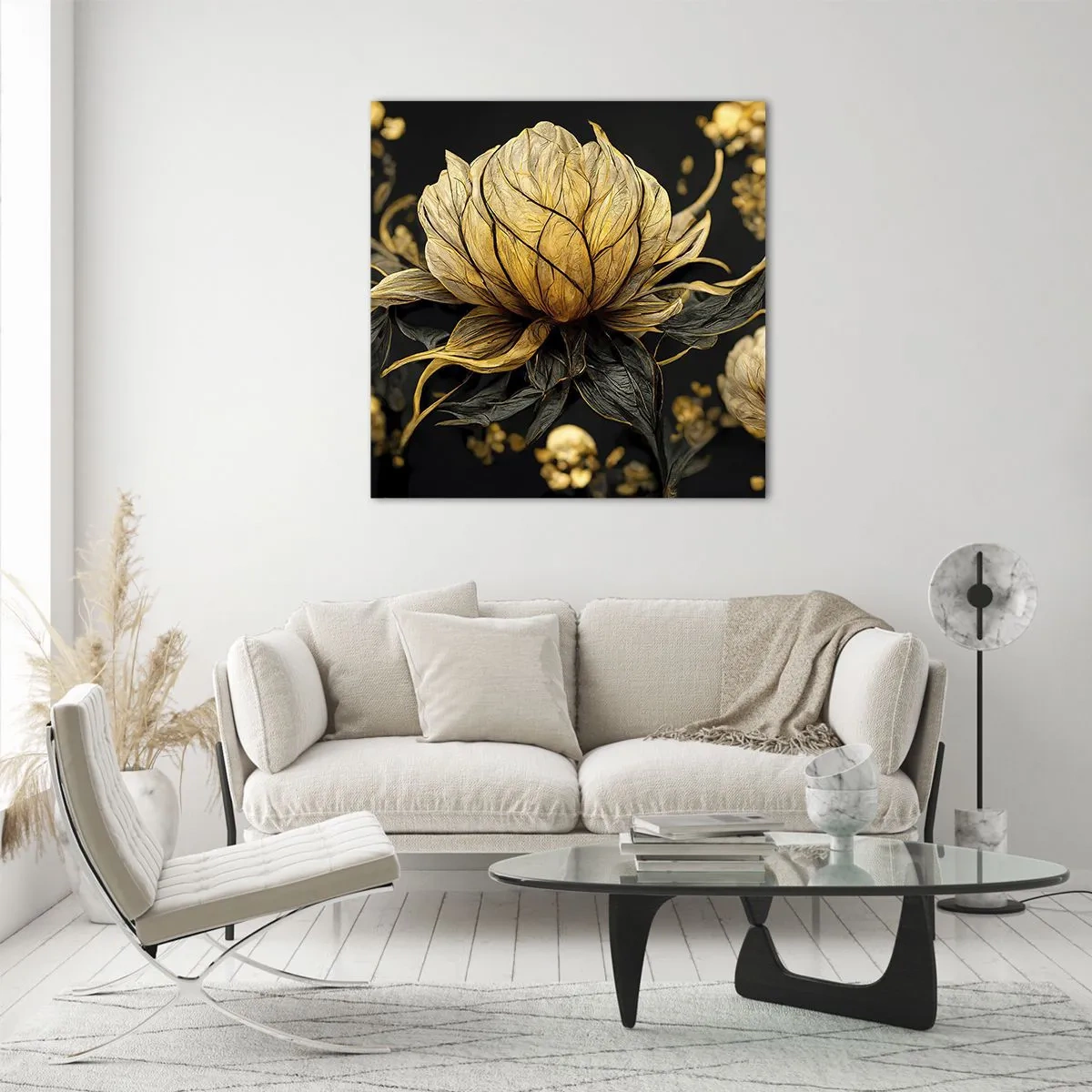 Üveg kép - Finom törékenység - 30x30 cm