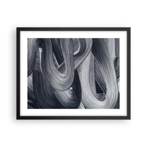 Poszter fehér keretben - A valóság folyékonysága - 50x40 cm