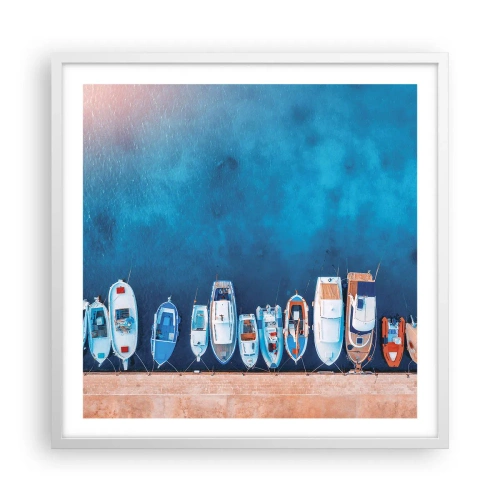 Poszter fekete keretben - Egy sorban - 60x60 cm