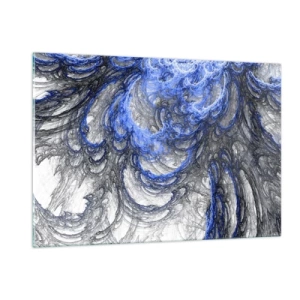 Üveg kép - Egy hullám születése - 120x80 cm