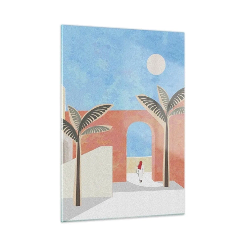 Üveg kép - Egy arab nap - 50x70 cm