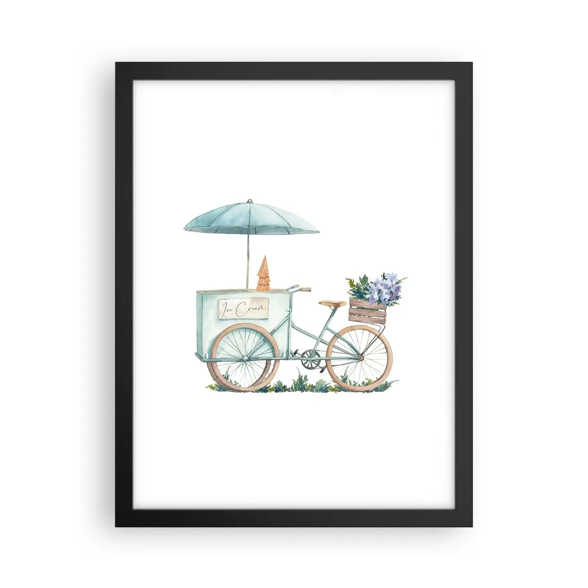 Poszter fehér keretben - A nyár édes emléke - 30x40 cm