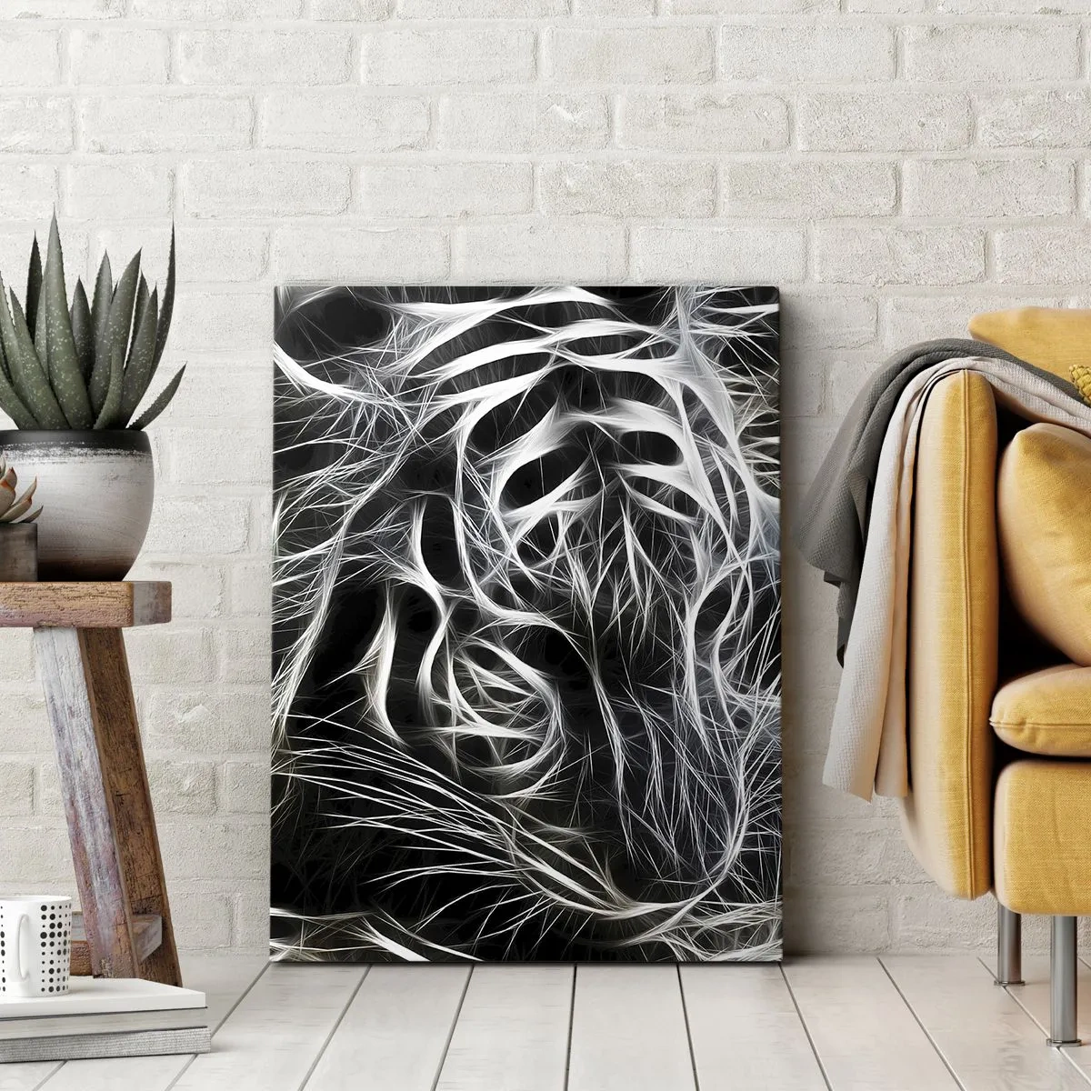 Vászonkép - Tanulmány a macska könnyedségéről - 70x100 cm