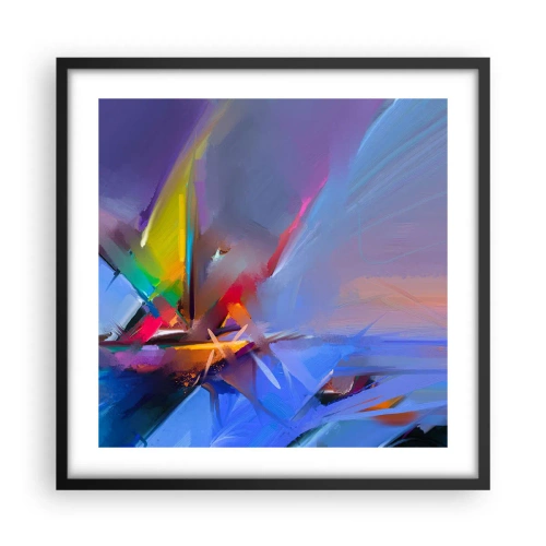 Poszter fehér keretben - Propellerek, mint a madár - 50x50 cm