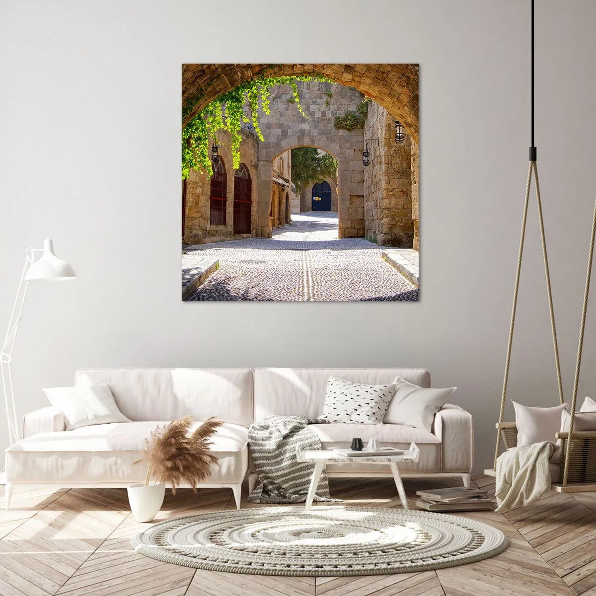 Vászonkép - A menet hamarosan megjelenik - 70x70 cm