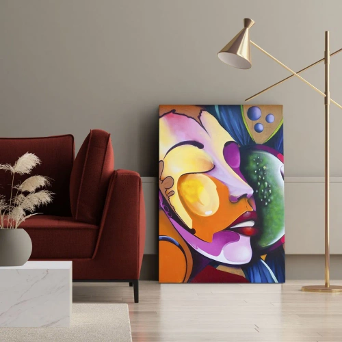 Vászonkép - Megérinteni színnel - 45x80 cm