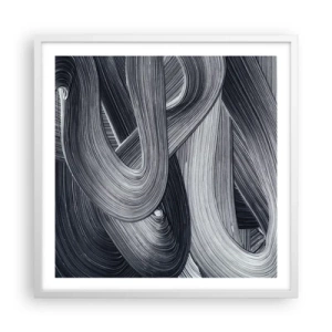 Poszter fekete keretben - A valóság folyékonysága - 60x60 cm