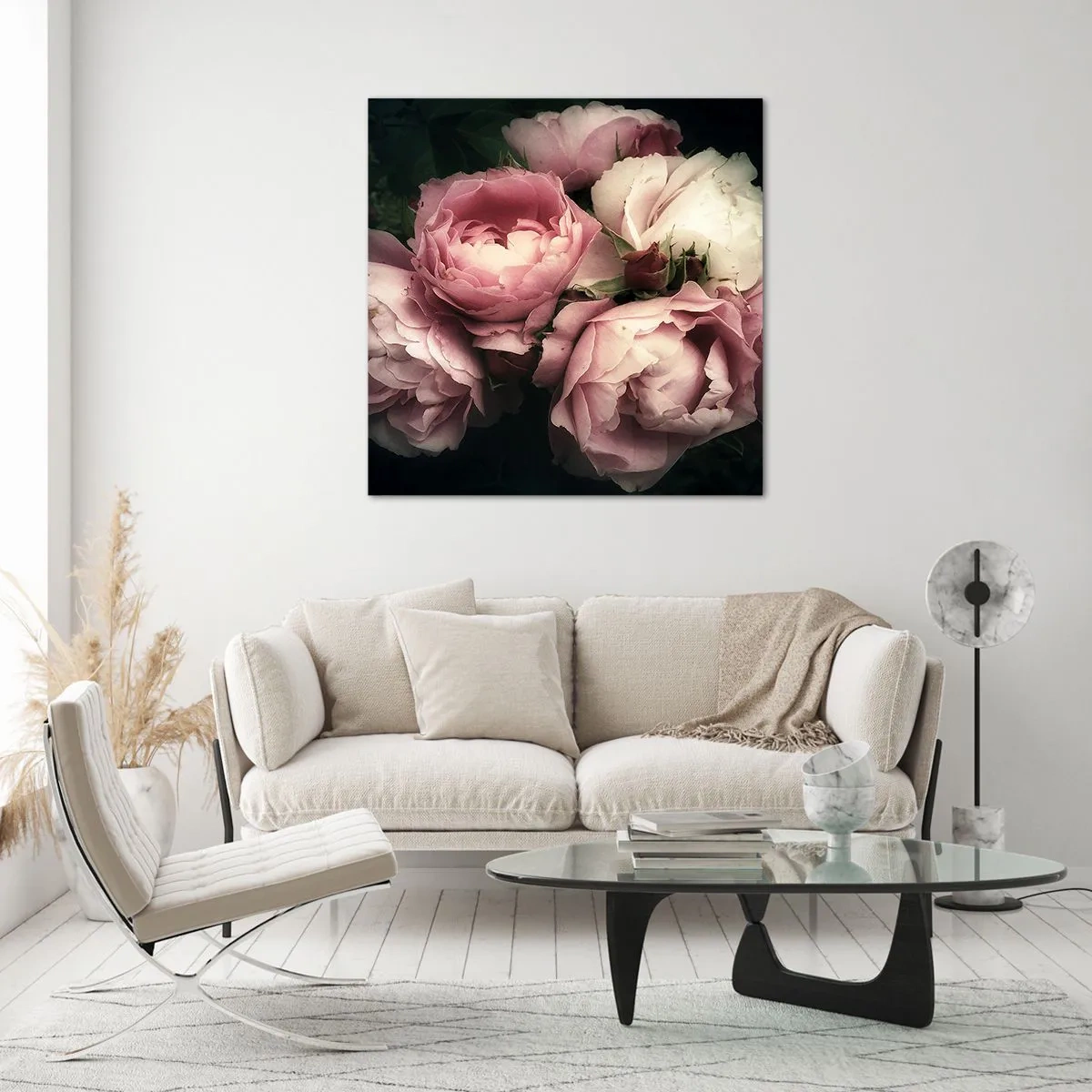 Üveg kép - Belle epoque varázs - 70x70 cm