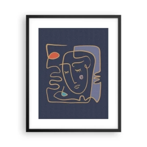 Poszter fehér keretben - Álmodozásban - 40x50 cm