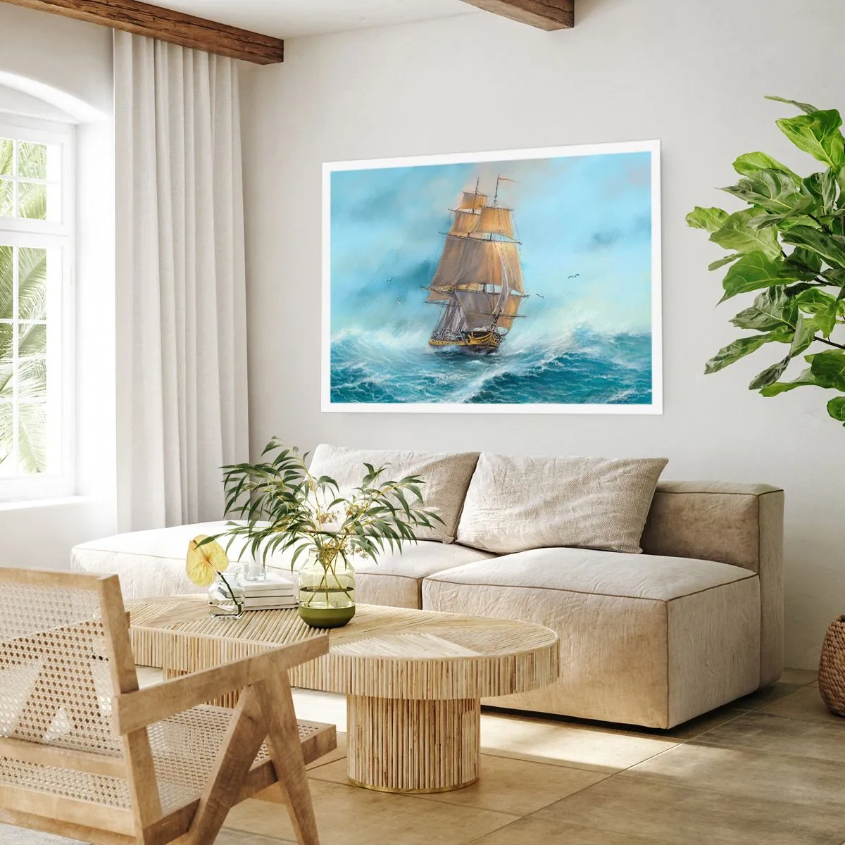 Poszter - A hullámok hullámzása - 100x70 cm