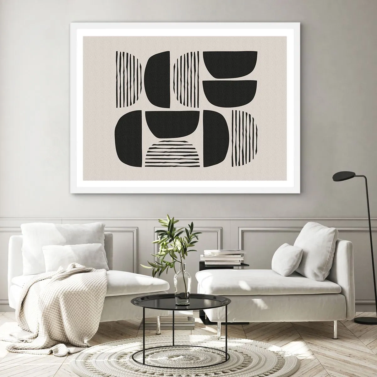 Poszter fekete keretben - Félszívű megállapodások - 40x30 cm