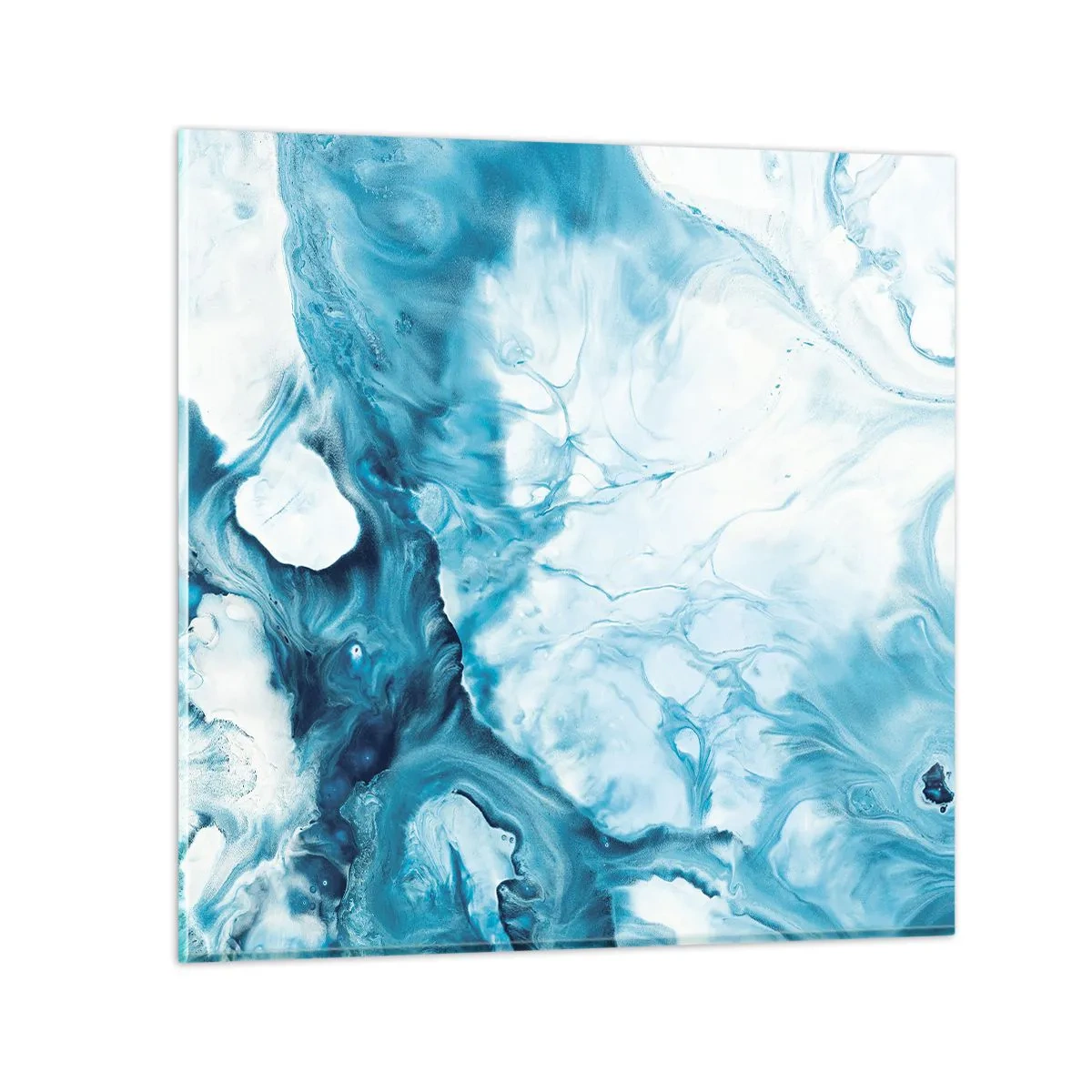 Üveg kép - Kékség koncertje - 50x50 cm