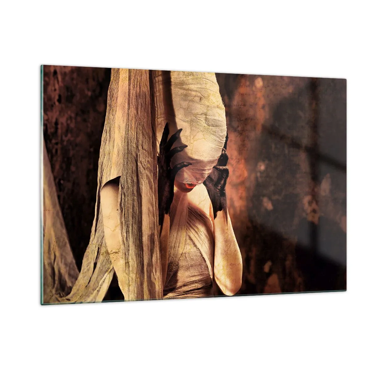 Üveg kép - A jó és a rossz között - 120x80 cm