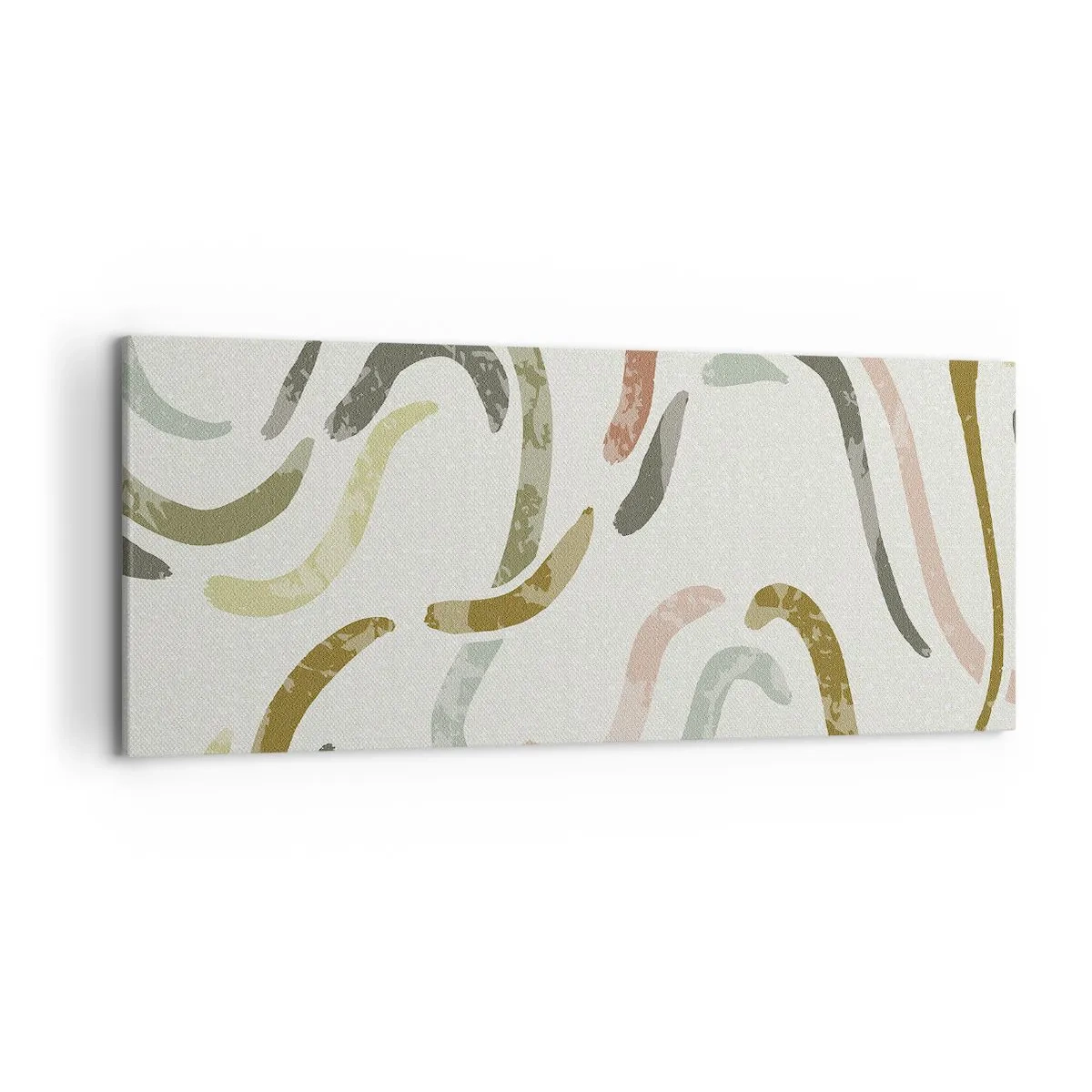 Vászonkép - Az absztrakció vidám tánca - 120x50 cm