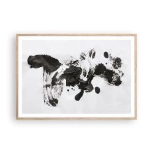 Poszter világos tölgy keretben - Módszer az őrületben? - 100x70 cm