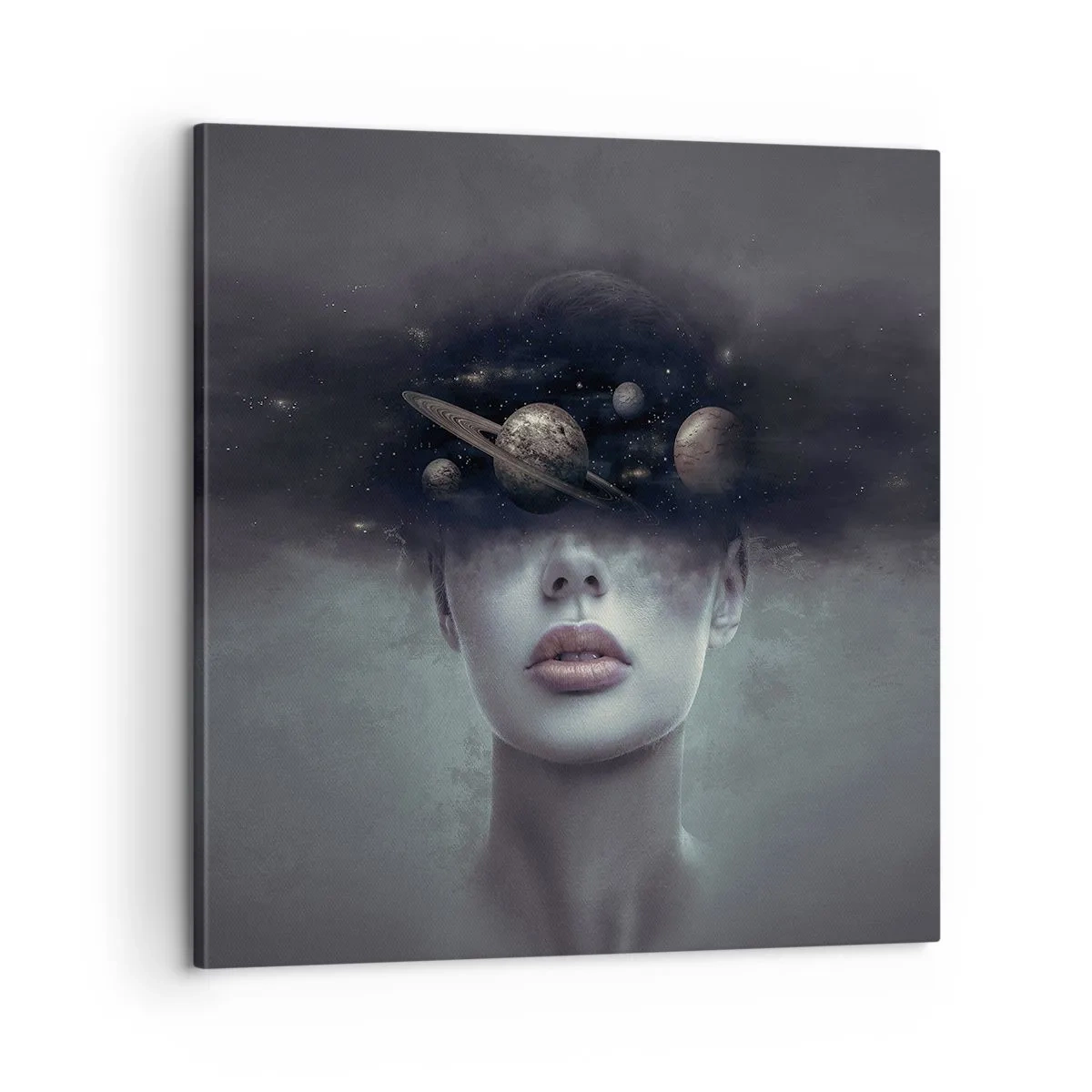Vászonkép - És a bolygók megvadulnak... - 60x60 cm
