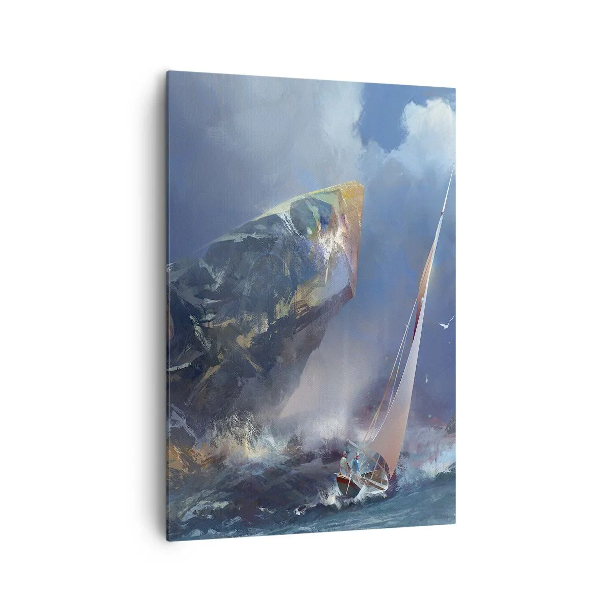 Vászonkép - Aki bátor az nyer - 70x100 cm