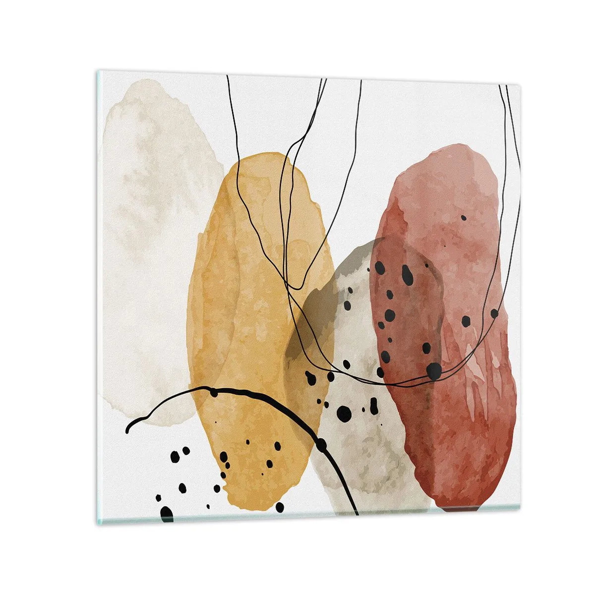 Üveg kép - Mint a könnyű, friss levegő - 60x60 cm