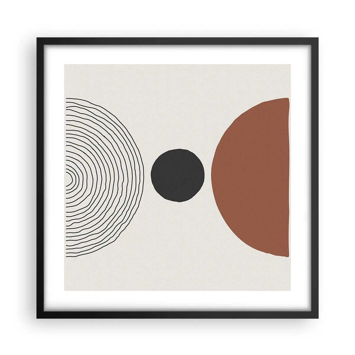 Poszter fehér keretben - A figyelem középpontjában - 50x50 cm