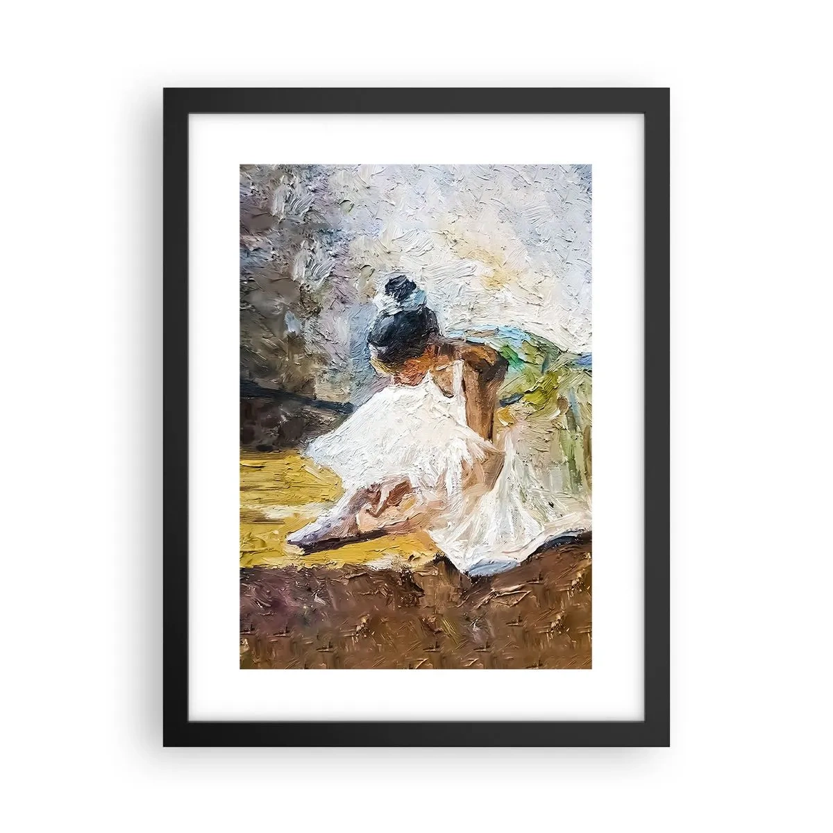 Poszter fehér keretben - Degas festményéből - 30x40 cm