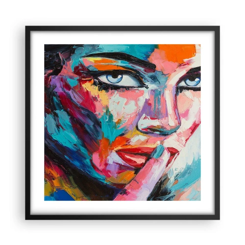 Poszter fehér keretben - Az első titkunk - 50x50 cm