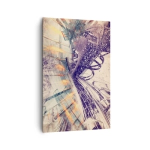 Vászonkép - Nagy rohanásban - 80x120 cm