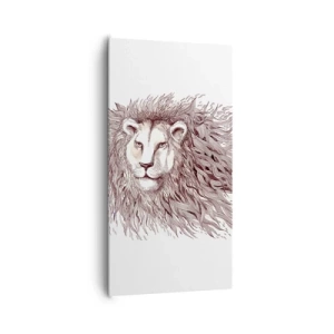 Vászonkép - Tüzes uralkodó - 65x120 cm