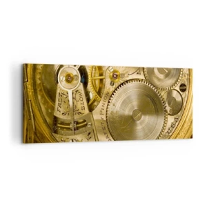 Vászonkép - Haladj a korral - 100x40 cm