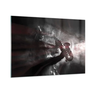Üveg kép - A jazz párolgásban - 100x70 cm