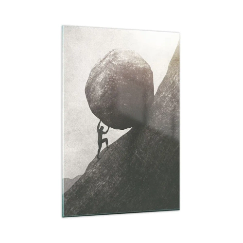 Üveg kép - Hiszek minden remény ellenére - 80x120 cm