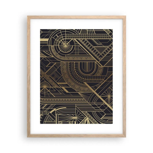 Poszter világos tölgy keretben - Koncepciók, ötletek, tervek - 40x50 cm