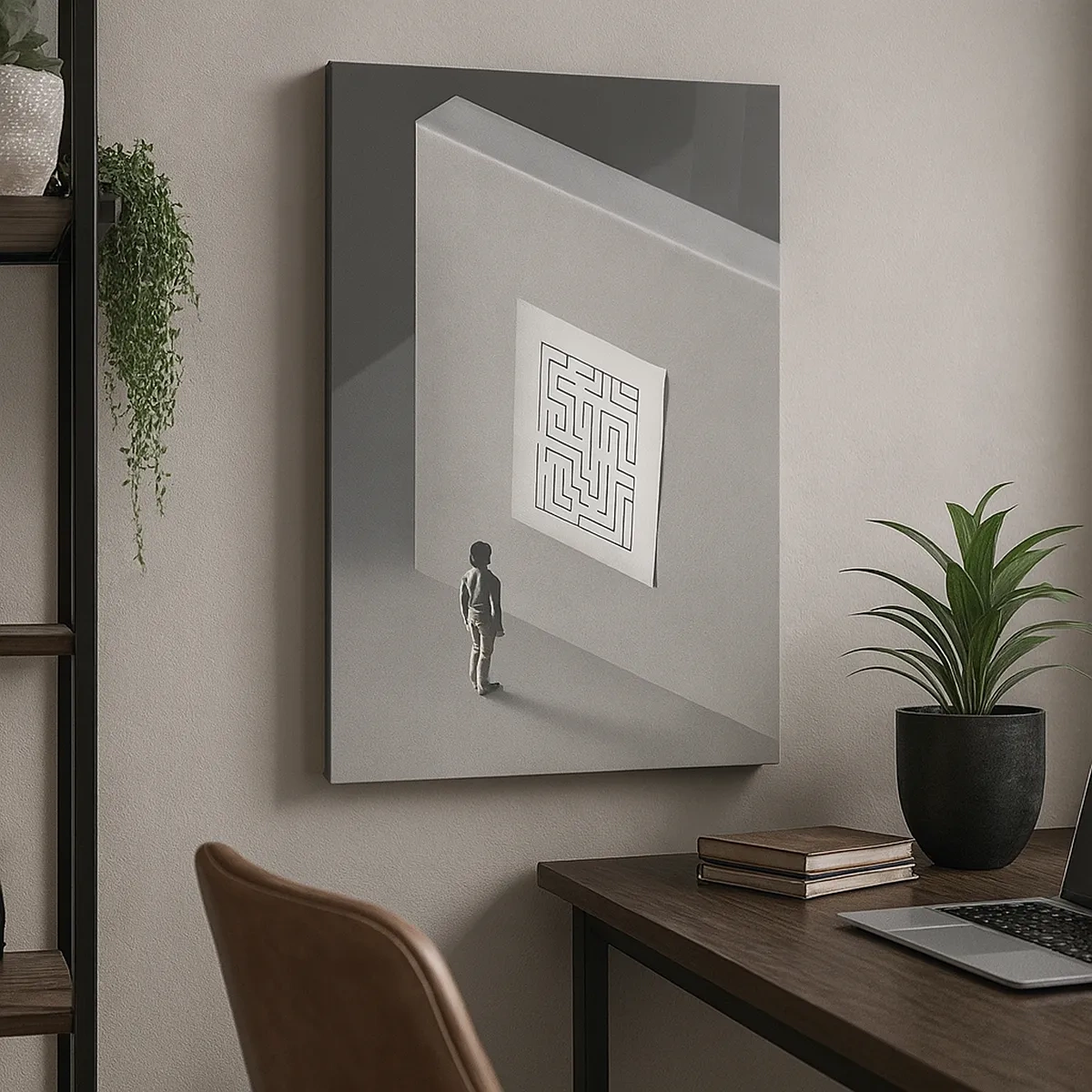 Vászonkép - De én hol vagyok? - 50x70 cm