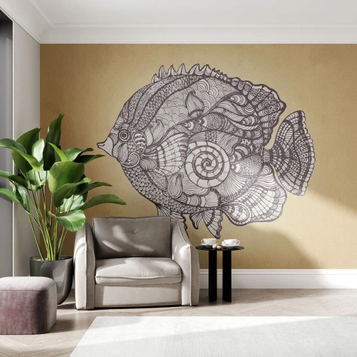 Fotótapéta Premium Canvas - A díszek óceánjából - Hal, Dísz, Dekoráció - 500x350 cm