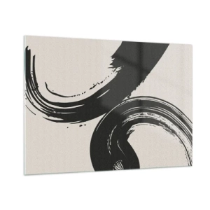 Üveg kép - Söprő és körkörös - 100x70 cm