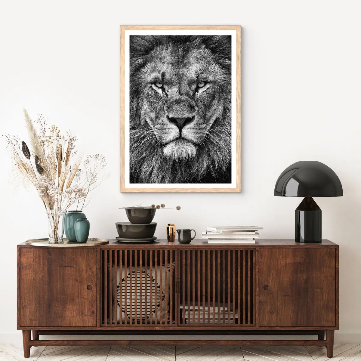 Poszter világos tölgy keretben - Őfelségi palástban - 61x91 cm