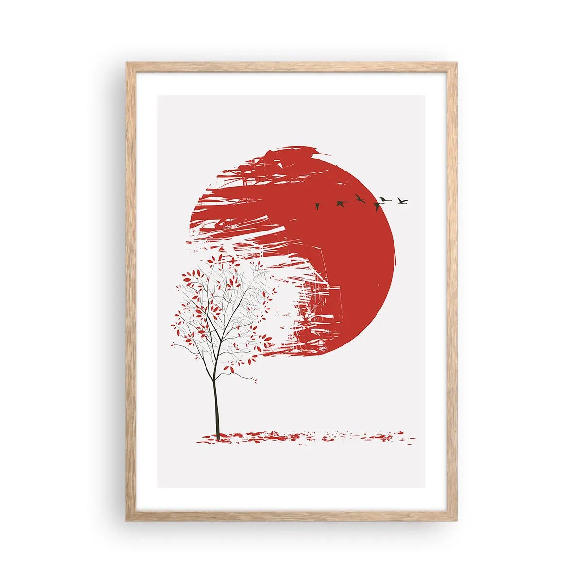 Poszter világos tölgy keretben - Ismered ezt az országot? - 50x70 cm