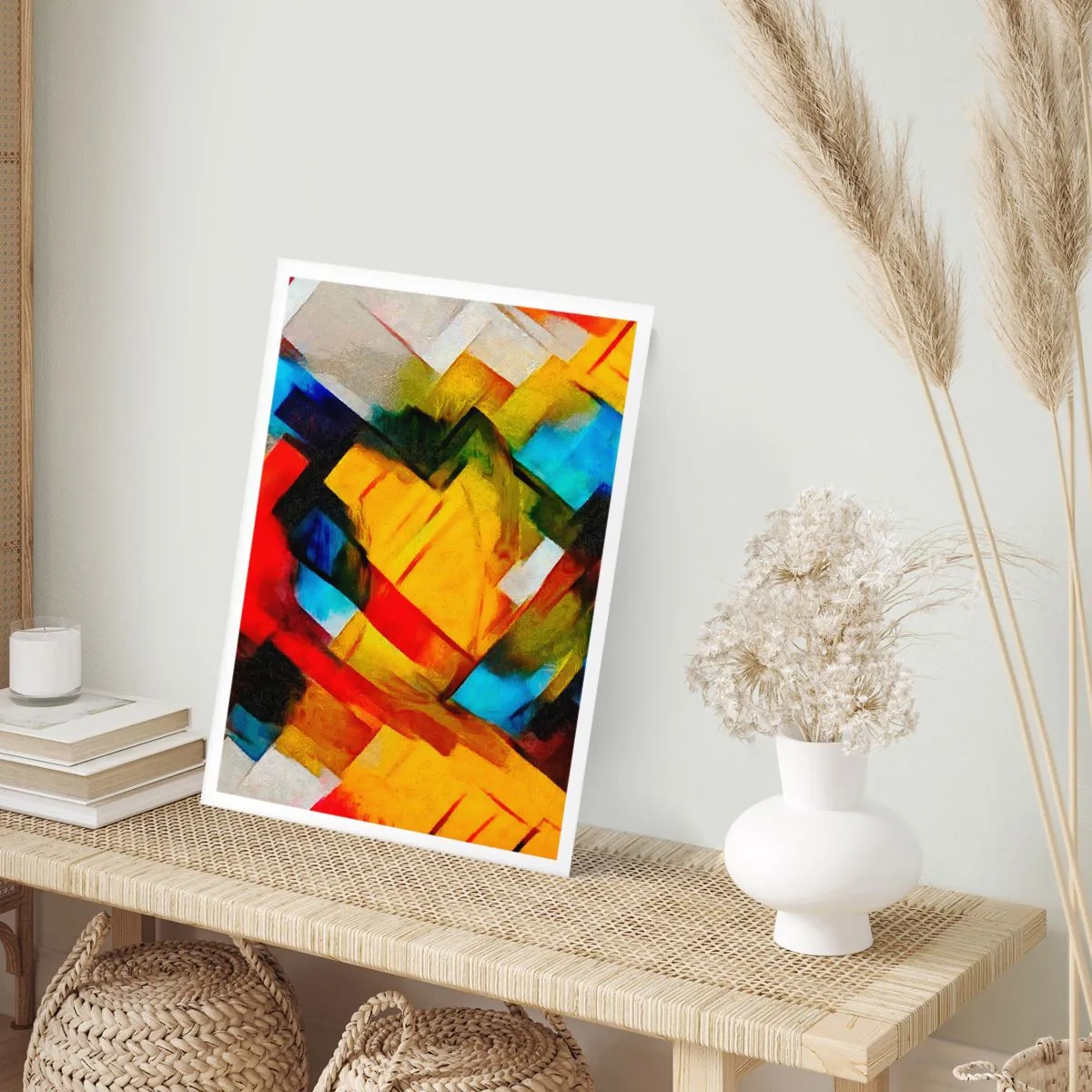 Poszter - Többszínű réteges - 40x50 cm