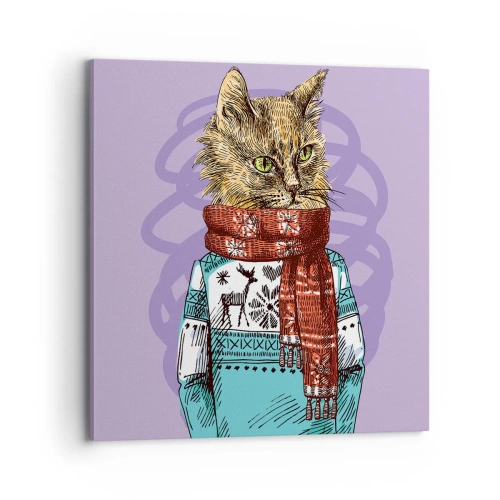 Vászonkép - Kandúr nem csak a csizmában - 70x70 cm